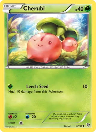 Cherubi #6 · Plasma Storm Pokémon card