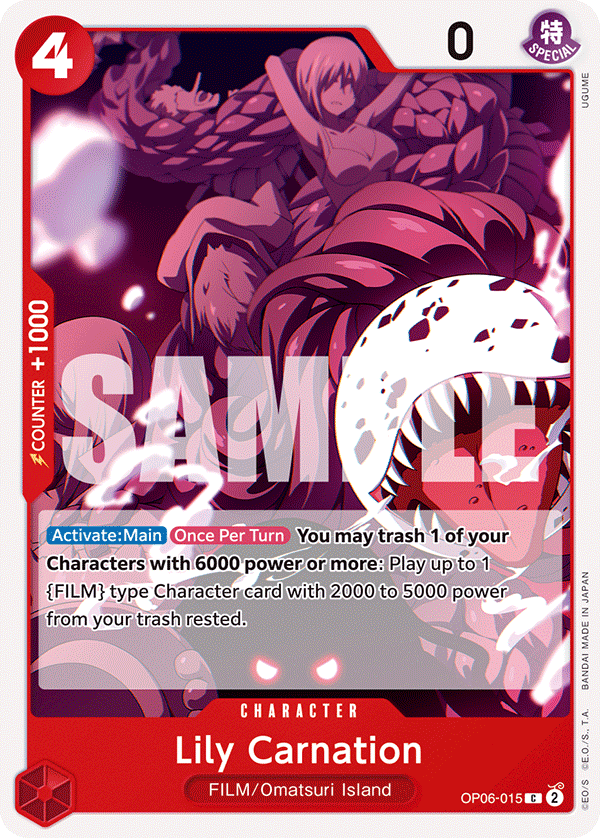 Lily Carnation full card art