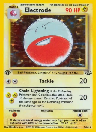 Electrode #2 · Jungle Pokémon card