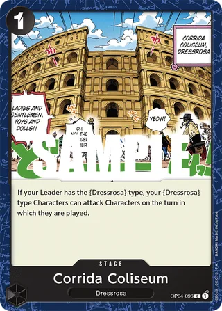 Corrida Coliseum #OP04-096 · Kingdoms of Intrigue Pre-Release Cards One Piece card