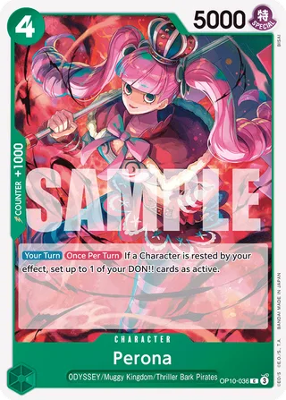 Perona #OP10-036 · Royal Blood One Piece card