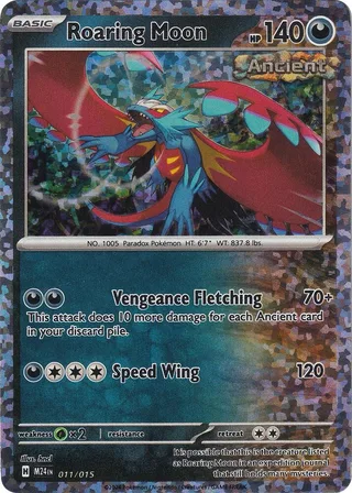 Roaring Moon #11 · McDonald's Collection 2024 Pokémon card