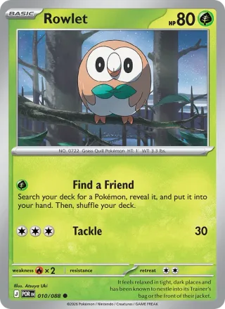 Rowlet #010 · Perfect Order Pokémon card