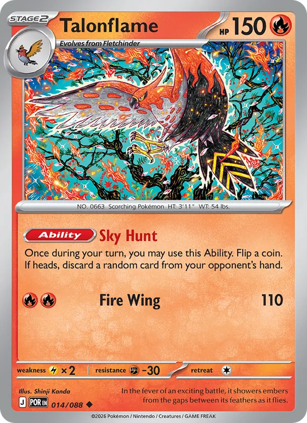 Talonflame full card art