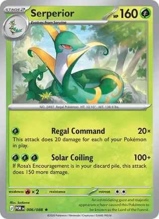 Serperior #006 · Perfect Order Pokémon card