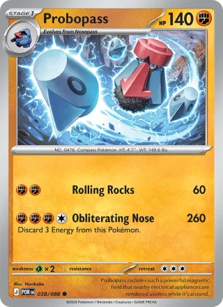 Probopass #038 · Perfect Order Pokémon card