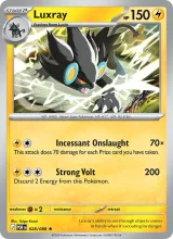 Luxray · Perfect Order Pokémon card
