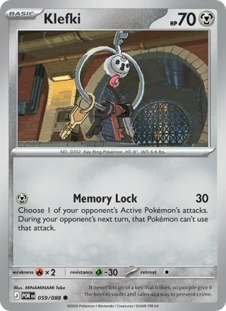 Klefki #059 · Perfect Order Pokémon card