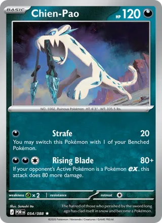 Chien-Pao #054 · Perfect Order Pokémon card