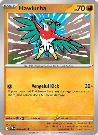 Hawlucha #046 · Perfect Order Pokémon card
