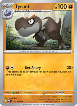 Tyrunt #044 · Perfect Order Pokémon card