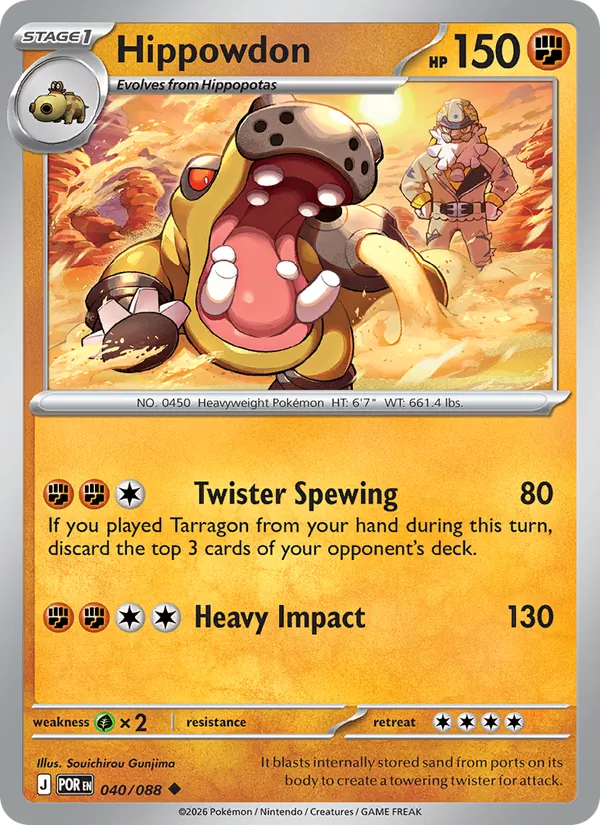 Hippowdon full card art