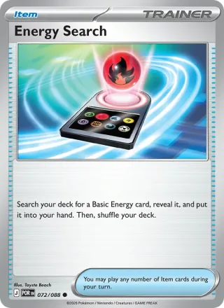 Energy Search #072 · Perfect Order Pokémon card