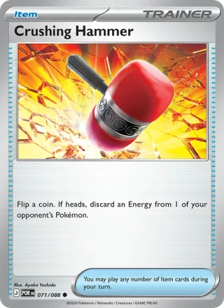 Crushing Hammer #071 · Perfect Order Pokémon card