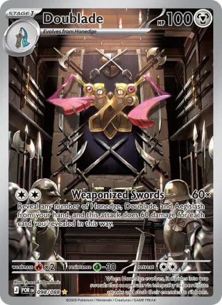 Doublade #098 · Perfect Order Pokémon card