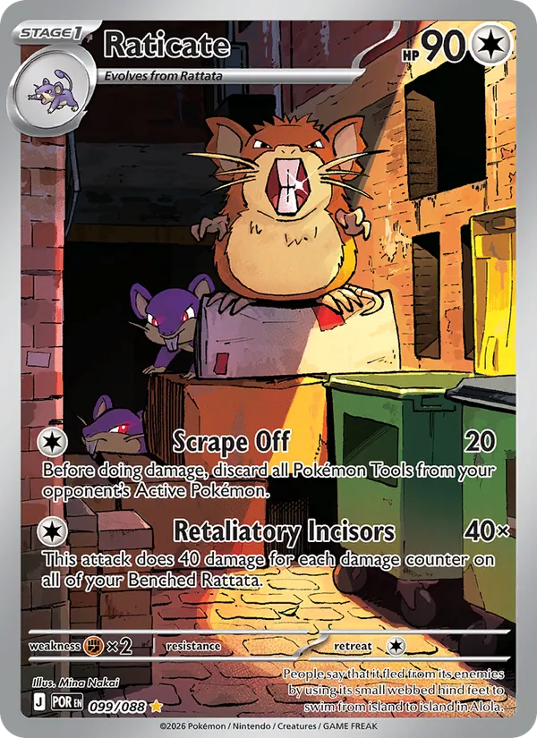 Raticate full card art