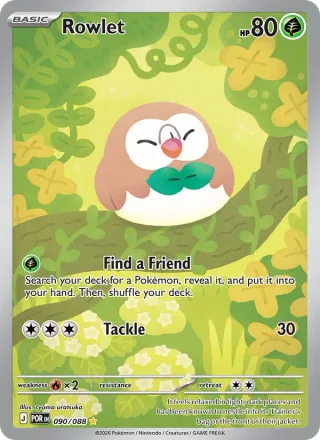 Rowlet #090 · Perfect Order Pokémon card
