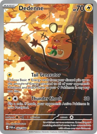 Dedenne #093 · Perfect Order Pokémon card