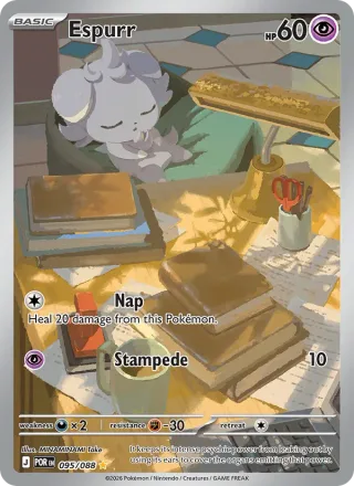 Espurr #095 · Perfect Order Pokémon card