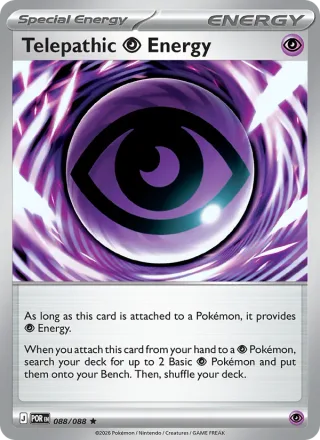 Telepathic Psychic Energy #088 · Perfect Order Pokémon card