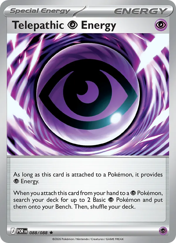 Telepathic Psychic Energy full card art