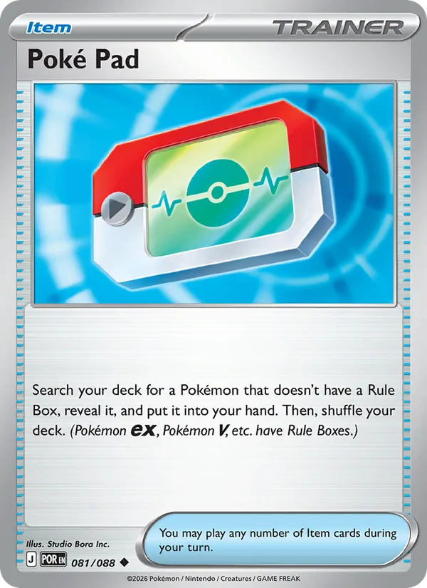 Poké Pad full card art