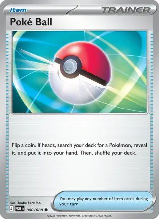 Poké Ball #080 · Perfect Order Pokémon card