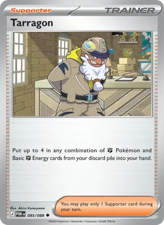Tarragon #085 · Perfect Order Pokémon card