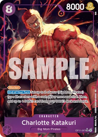 Charlotte Katakuri (Alternate Art) #OP11-067-alternate-art · A Fist of Divine Speed One Piece card