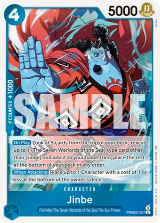 Jinbe #PRB02-007 · Premium Booster -The Best- Vol. 2 One Piece card