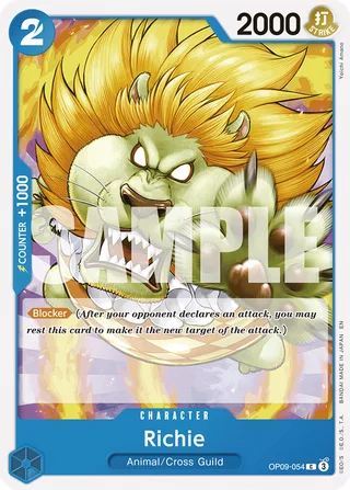 Richie (Reprint) #OP09-054-reprint · ST-25: Starter Deck 25 BLUE Buggy One Piece card