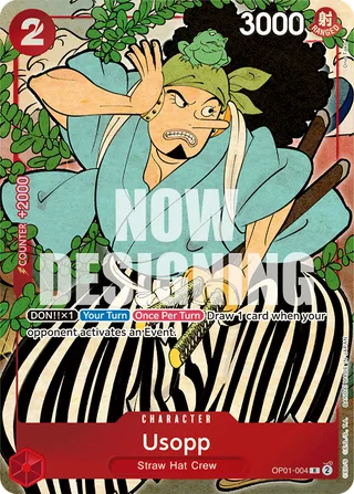 Usopp (3-on-3 Cup) [Participant] #OP01-004-3-on-3-cup-participant · One Piece Promotion Cards One Piece card