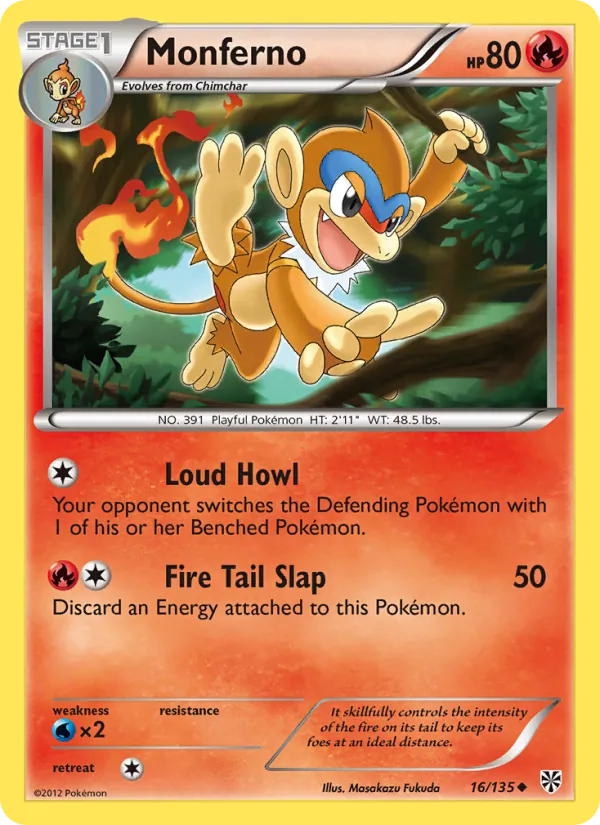 Monferno full card art