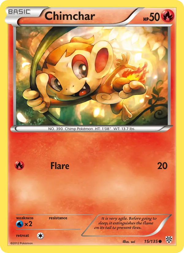 Chimchar full card art
