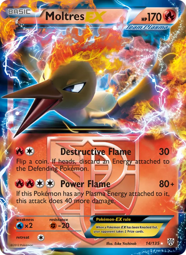 Moltres-EX full card art