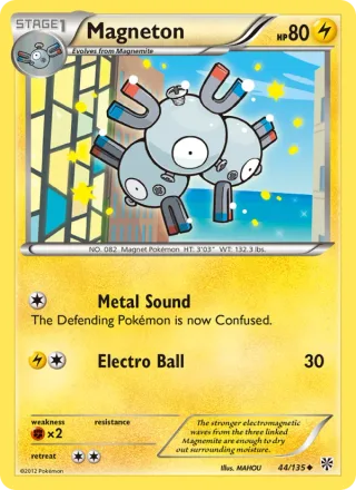 Magneton #44 · Plasma Storm Pokémon card