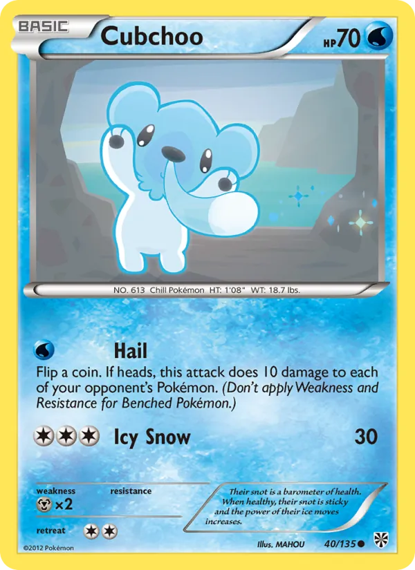 Cubchoo full card art
