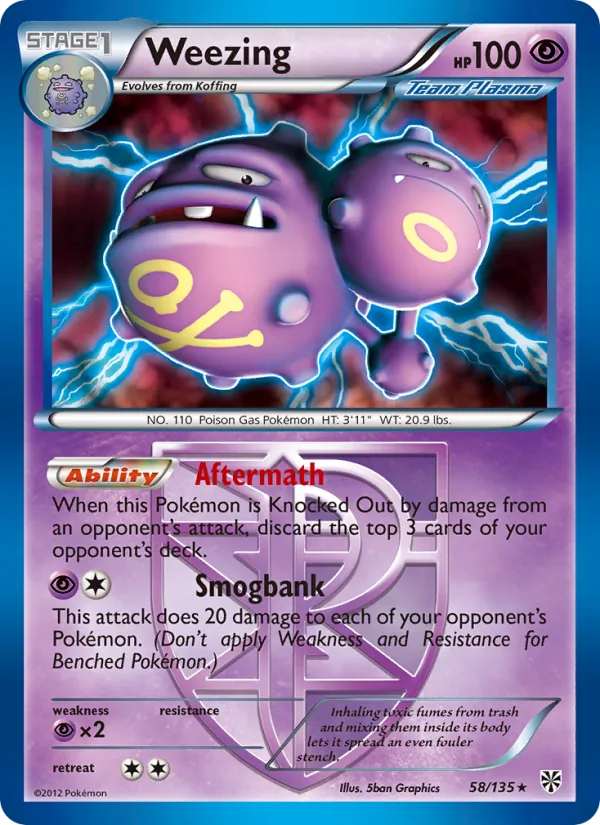 Weezing full card art