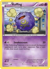 Koffing · Plasma Storm Pokémon card