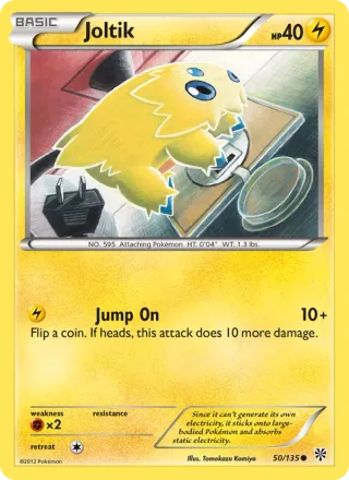 Joltik #50 · Plasma Storm Pokémon card