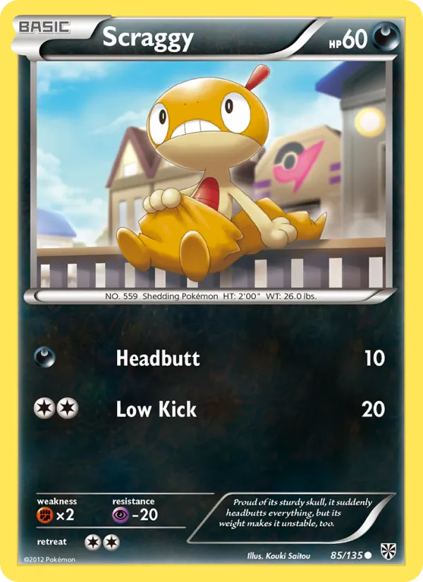 Scraggy full card art