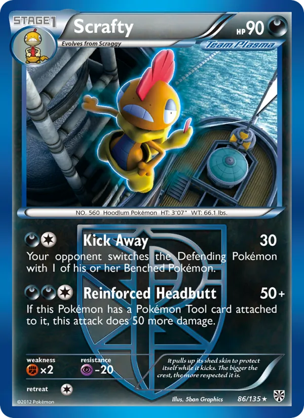 Scrafty full card art
