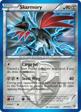 Skarmory · Plasma Storm Pokémon card
