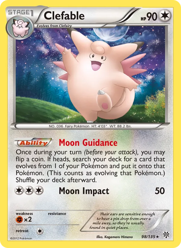 Clefable full card art