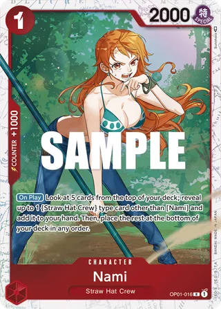 Nami (Ultra Deck: The Three Captains) #OP01-016-ultra-deck-the-three-captains · One Piece Promotion Cards One Piece card