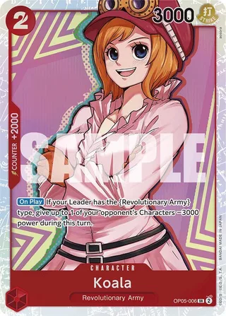 Koala (Reprint) #OP05-006-reprint · Premium Booster -The Best- One Piece card
