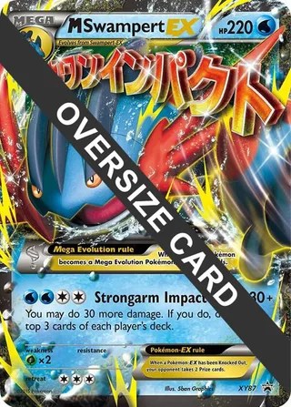 M Swampert EX - XY87 #XY87 · Jumbo cards Pokémon card