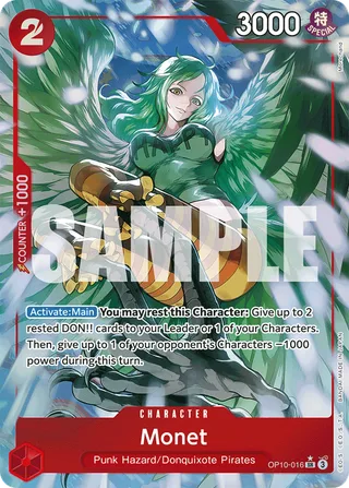 Monet (Parallel) #OP10-016-parallel · Royal Blood One Piece card
