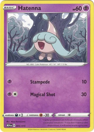 Hatenna #5 · McDonald's Collection 2024 Pokémon card