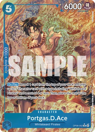 Portgas.D.Ace (TR) #OP08-052-tr · Royal Blood One Piece card